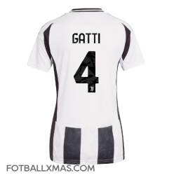 Juventus Federico Gatti #4 Hjemmedrakt Dame 2024-25 Kortermet