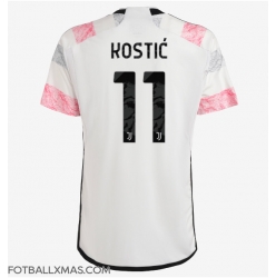 Juventus Filip Kostic #11 Bortedrakt 2023-24 Kortermet