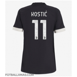 Juventus Filip Kostic #11 Tredjedrakt Dame 2023-24 Kortermet