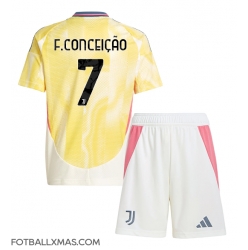 Juventus Francisco Conceicao #7 Bortedraktsett Barn 2024-25 Kortermet (+ Korte bukser)