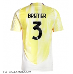 Juventus Gleison Bremer #3 Bortedrakt 2024-25 Kortermet