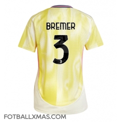 Juventus Gleison Bremer #3 Bortedrakt Dame 2024-25 Kortermet