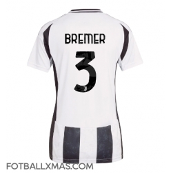 Juventus Gleison Bremer #3 Hjemmedrakt Dame 2024-25 Kortermet