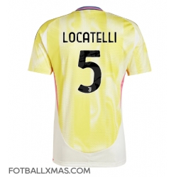 Juventus Manuel Locatelli #5 Bortedrakt 2024-25 Kortermet