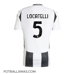 Juventus Manuel Locatelli #5 Hjemmedrakt 2024-25 Kortermet