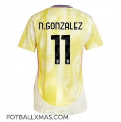 Juventus Nicolas Gonzalez #11 Bortedrakt Dame 2024-25 Kortermet