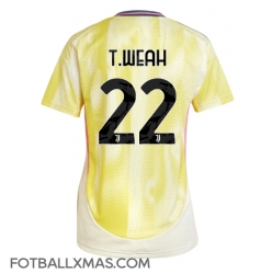 Juventus Timothy Weah #22 Bortedrakt Dame 2024-25 Kortermet