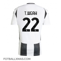 Juventus Timothy Weah #22 Hjemmedrakt 2024-25 Kortermet