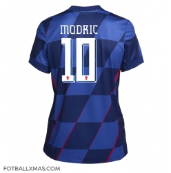 Kroatia Luka Modric #10 Bortedrakt Dame EM 2024 Kortermet