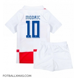 Kroatia Luka Modric #10 Hjemmedraktsett Barn EM 2024 Kortermet (+ Korte bukser)