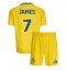 Leeds United Daniel James #7 Bortedraktsett Barn 2024-25 Kortermet (+ Korte bukser)