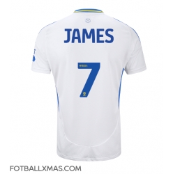 Leeds United Daniel James #7 Hjemmedrakt 2024-25 Kortermet