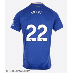 Leicester City Oliver Skipp #22 Hjemmedrakt 2024-25 Kortermet