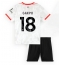 Liverpool Cody Gakpo #18 Tredjedraktsett Barn 2024-25 Kortermet (+ Korte bukser)