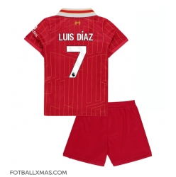 Liverpool Luis Diaz #7 Hjemmedraktsett Barn 2024-25 Kortermet (+ Korte bukser)