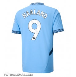 Manchester City Erling Haaland #9 Hjemmedrakt 2024-25 Kortermet