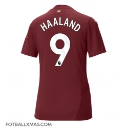 Manchester City Erling Haaland #9 Tredjedrakt Dame 2024-25 Kortermet