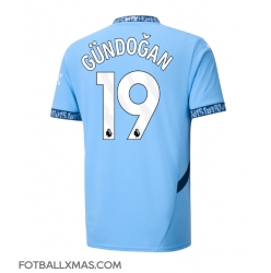 Manchester City Ilkay Gundogan #19 Hjemmedrakt 2024-25 Kortermet