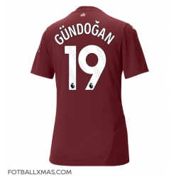 Manchester City Ilkay Gundogan #19 Tredjedrakt Dame 2024-25 Kortermet