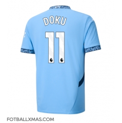 Manchester City Jeremy Doku #11 Hjemmedrakt 2024-25 Kortermet