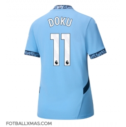 Manchester City Jeremy Doku #11 Hjemmedrakt Dame 2024-25 Kortermet