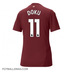 Manchester City Jeremy Doku #11 Tredjedrakt Dame 2024-25 Kortermet