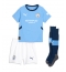 Manchester City John Stones #5 Hjemmedraktsett Barn 2024-25 Kortermet (+ Korte bukser)