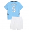 Manchester City John Stones #5 Hjemmedraktsett Barn 2024-25 Kortermet (+ Korte bukser)