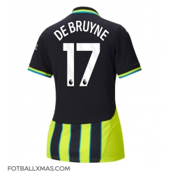 Manchester City Kevin De Bruyne #17 Bortedrakt Dame 2024-25 Kortermet