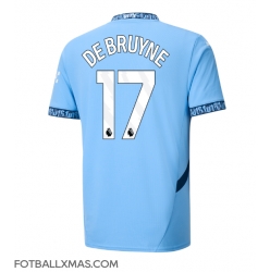 Manchester City Kevin De Bruyne #17 Hjemmedrakt 2024-25 Kortermet