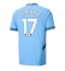 Manchester City Kevin De Bruyne #17 Hjemmedrakt 2024-25 Kortermet