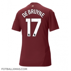 Manchester City Kevin De Bruyne #17 Tredjedrakt Dame 2024-25 Kortermet