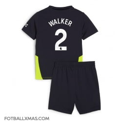 Manchester City Kyle Walker #2 Bortedraktsett Barn 2024-25 Kortermet (+ Korte bukser)