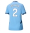 Manchester City Kyle Walker #2 Hjemmedrakt Dame 2024-25 Kortermet