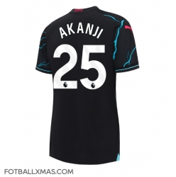 Manchester City Manuel Akanji #25 Tredjedrakt Dame 2023-24 Kortermet