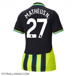 Manchester City Matheus Nunes #27 Bortedrakt Dame 2024-25 Kortermet