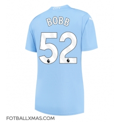 Manchester City Oscar Bobb #52 Hjemmedrakt Dame 2023-24 Kortermet