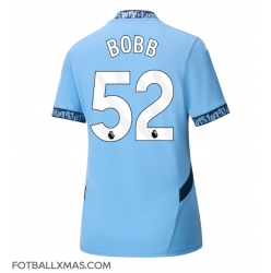 Manchester City Oscar Bobb #52 Hjemmedrakt Dame 2024-25 Kortermet