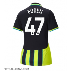 Manchester City Phil Foden #47 Bortedrakt Dame 2024-25 Kortermet