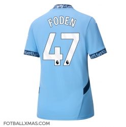 Manchester City Phil Foden #47 Hjemmedrakt Dame 2024-25 Kortermet