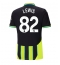 Manchester City Rico Lewis #82 Bortedrakt 2024-25 Kortermet