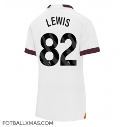 Manchester City Rico Lewis #82 Bortedrakt Dame 2023-24 Kortermet