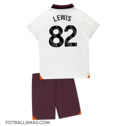 Manchester City Rico Lewis #82 Bortedraktsett Barn 2023-24 Kortermet (+ Korte bukser)