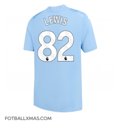 Manchester City Rico Lewis #82 Hjemmedrakt 2023-24 Kortermet