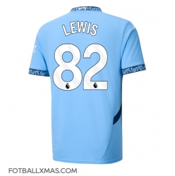 Manchester City Rico Lewis #82 Hjemmedrakt 2024-25 Kortermet