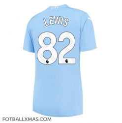 Manchester City Rico Lewis #82 Hjemmedrakt Dame 2023-24 Kortermet