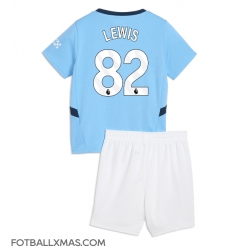 Manchester City Rico Lewis #82 Hjemmedraktsett Barn 2024-25 Kortermet (+ Korte bukser)