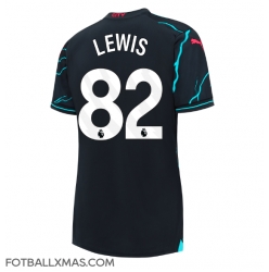 Manchester City Rico Lewis #82 Tredjedrakt Dame 2023-24 Kortermet