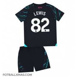 Manchester City Rico Lewis #82 Tredjedraktsett Barn 2023-24 Kortermet (+ Korte bukser)