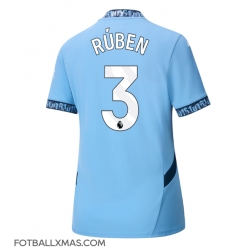 Manchester City Ruben Dias #3 Hjemmedrakt Dame 2024-25 Kortermet